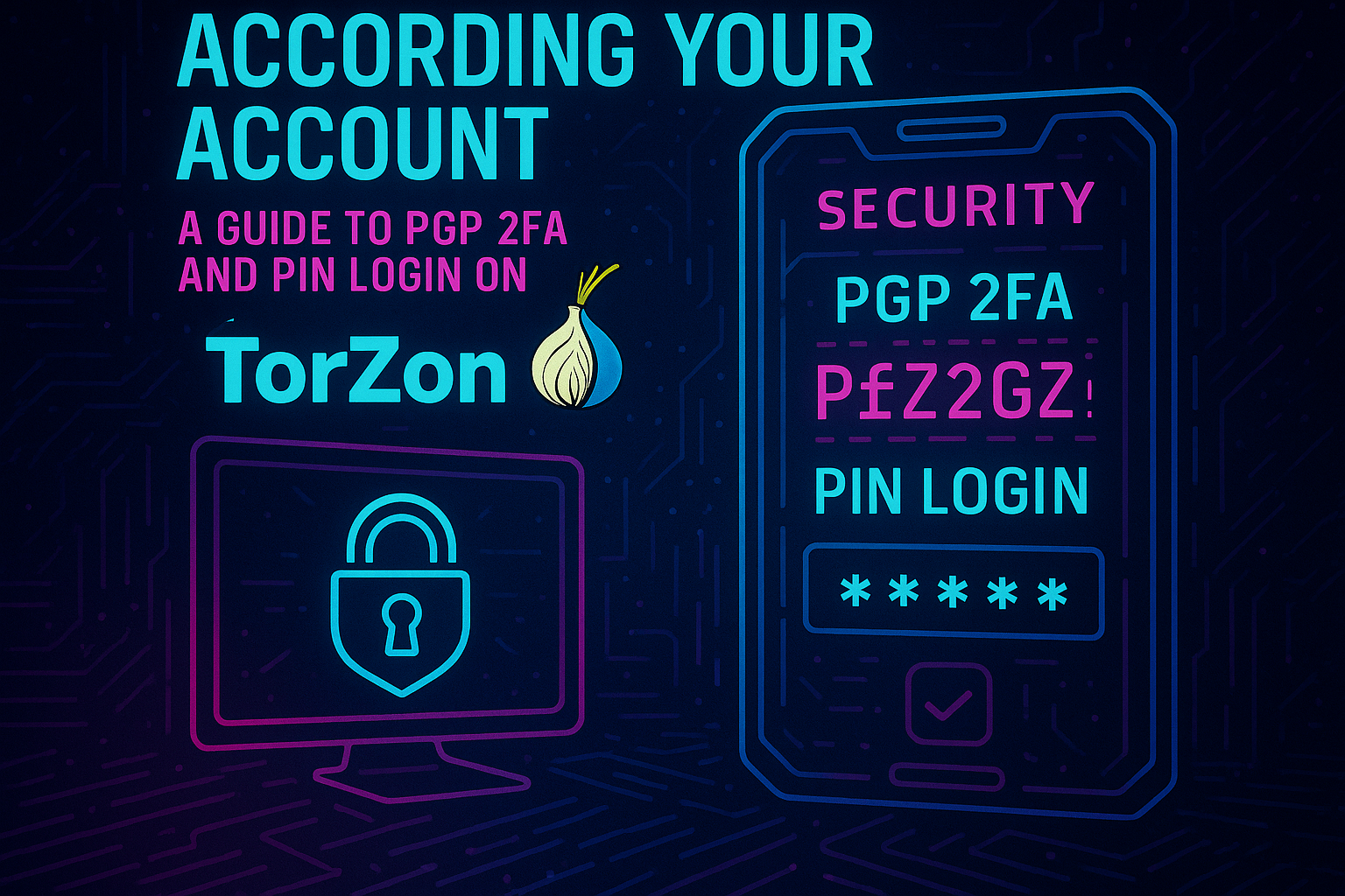 Securing Your Account: A Guide to PGP 2FA and PIN Login on TorZon